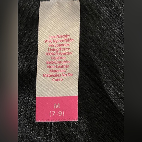 No Boundaries Juniors Medium 7-9 Black Lace Dress - Picture 11 of 13